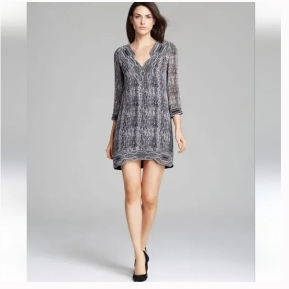 Diane Von Furstenberg Lexie 100% Silk Embroidered Dress, 4 - Picture 1 of 13